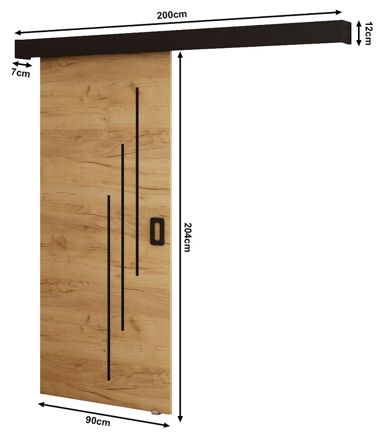 Posuvné dveře Beni VI - 90 cm