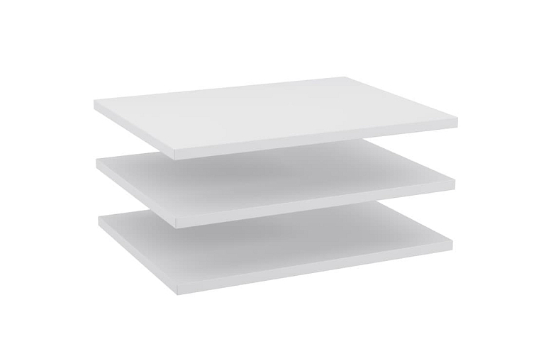 Rohová skříň Emi 41 - bílá