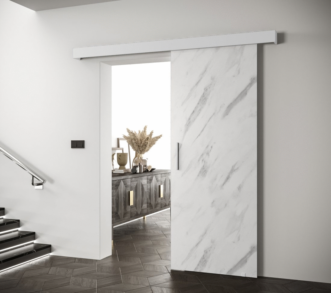 Posuvné dveře Salwador I 90 cm - bílý mramor