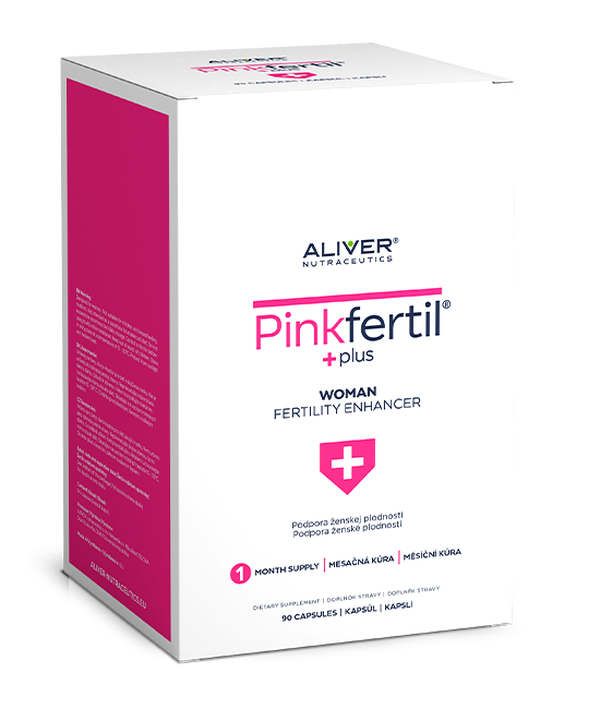 ALIVER PinkFertil Plus - podpora plodnosti a hormonální rovnováhy ženy