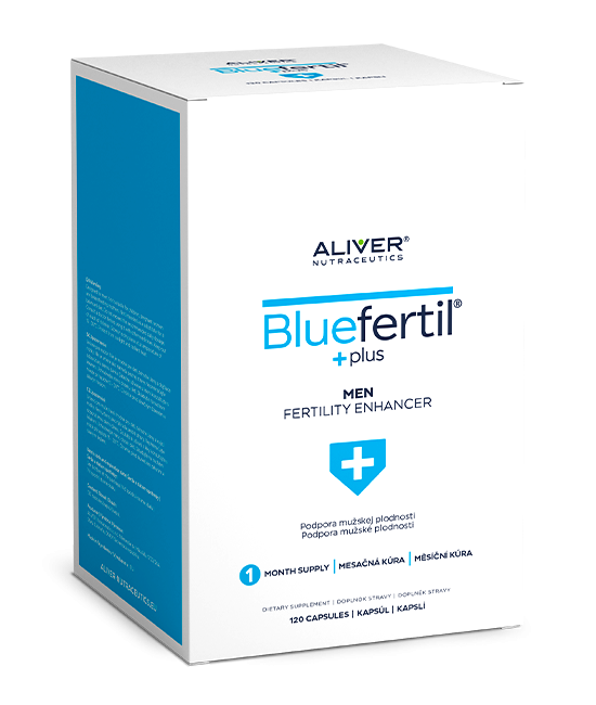 ALIVER BlueFertil Plus - zvýšení potence, plodnosti, počtu a kvality spermií u mužů