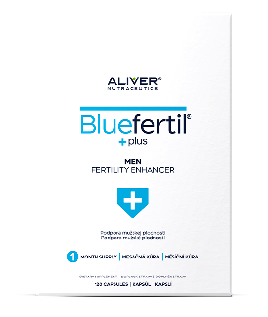 ALIVER BlueFertil Plus - zvýšení potence, plodnosti, počtu a kvality spermií u mužů