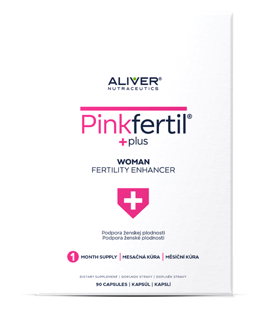 ALIVER PinkFertil Plus - podpora plodnosti a hormonální rovnováhy ženy
