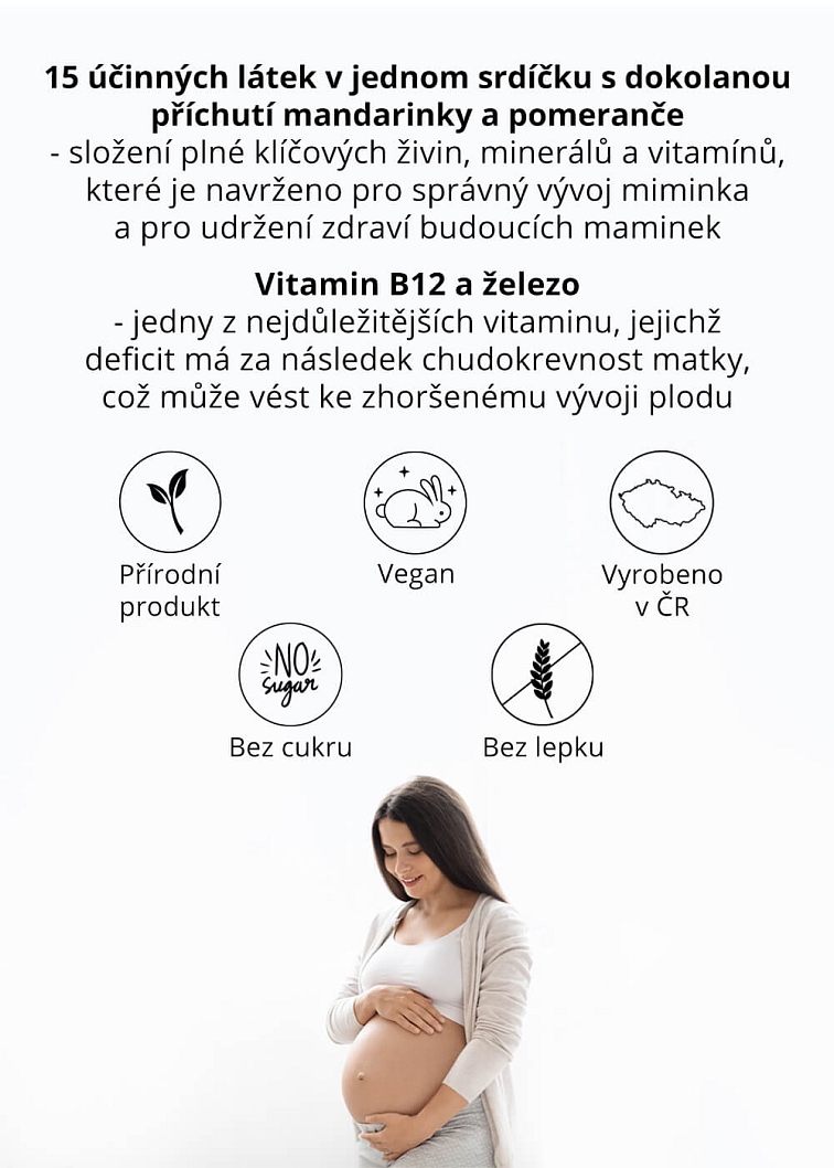 VENIRA vitamíny pro těhotné ženy, 1-3 trimestr