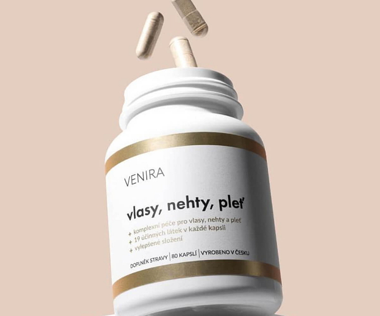 kapsle na vlasy, nehty a pleť