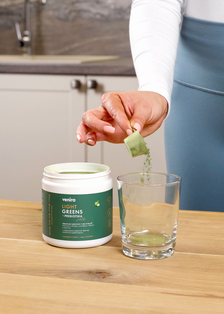 VENIRA light greens + prebiotika