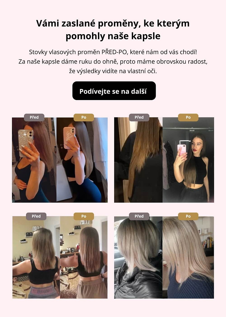 VENIRA kapsle pro vlasy, nehty a pleť