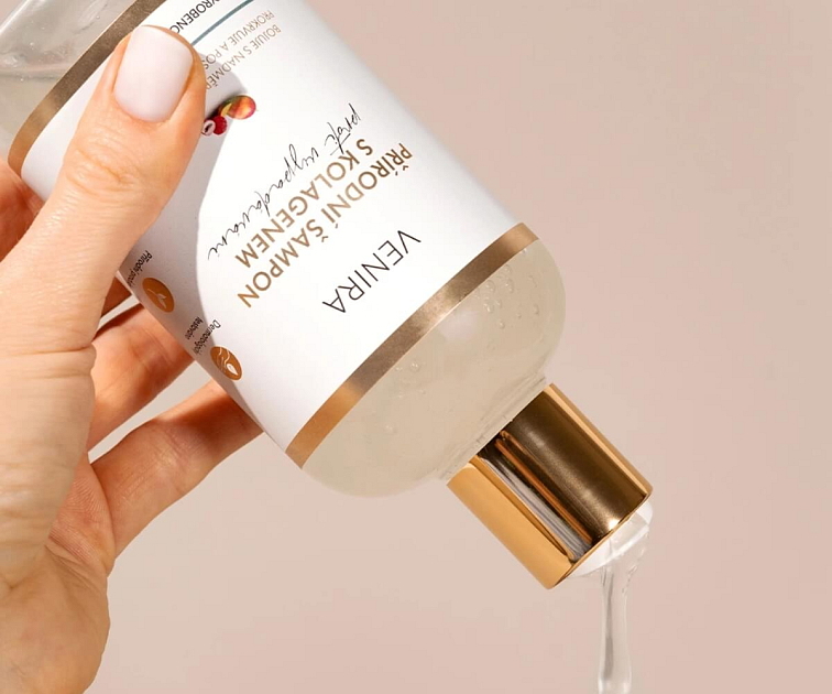 Přírodní šampon proti vypadávání vlasů s kolagenem