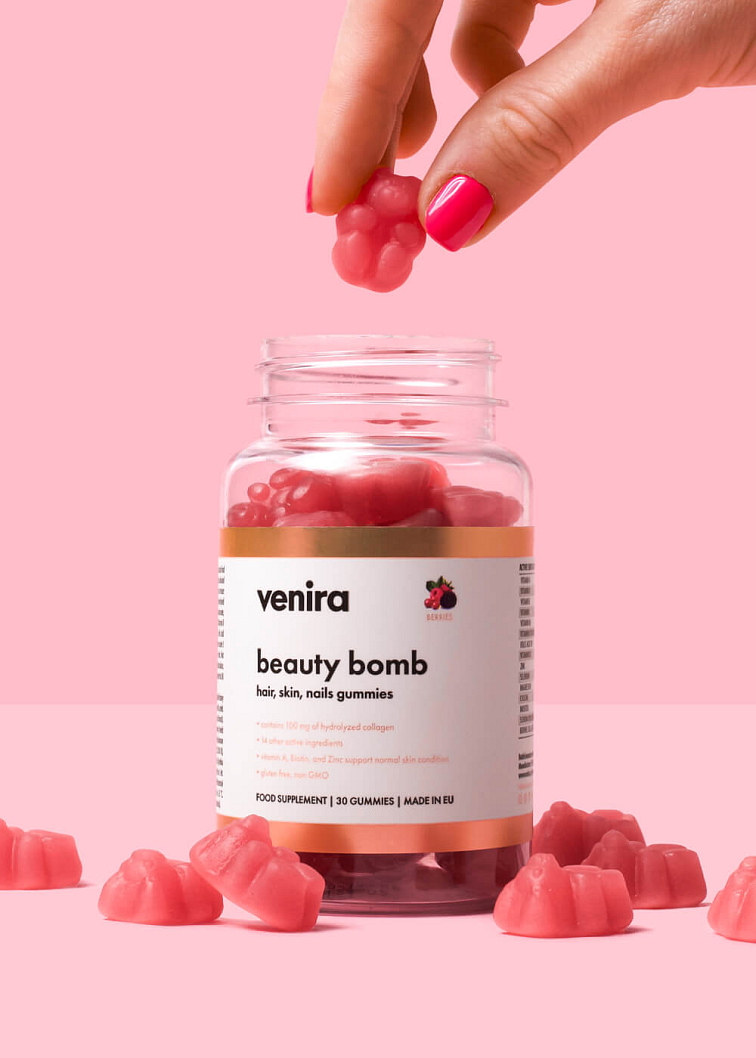 VENIRA beauty bomb - medvídci pro vlasy, nehty a pleť