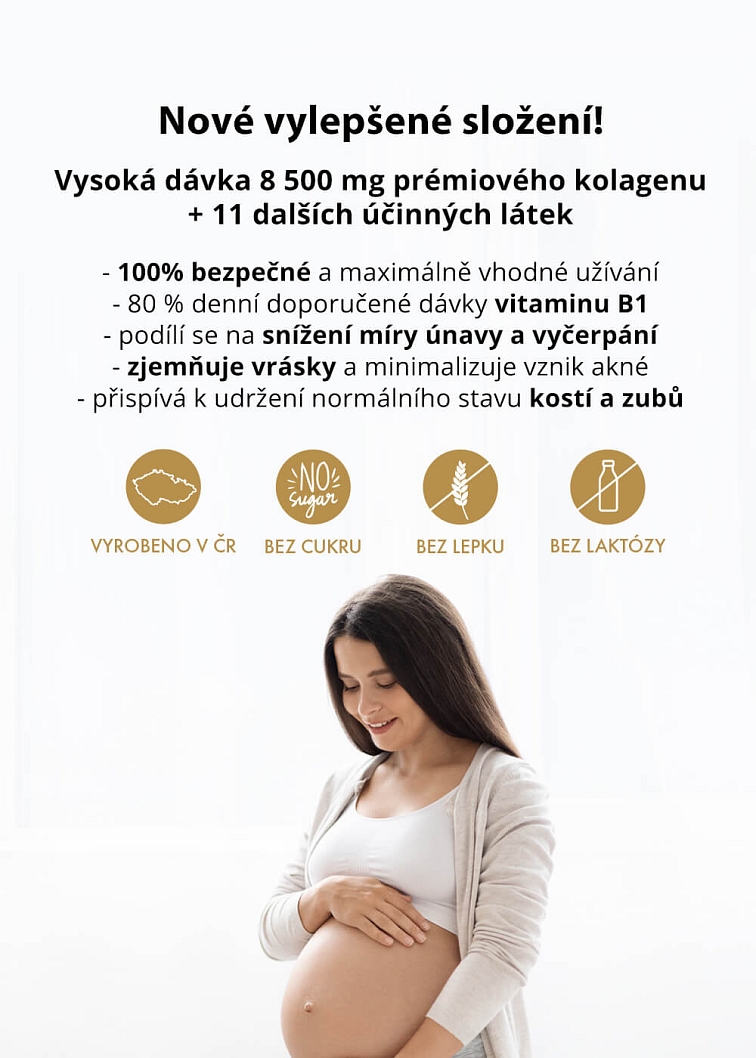 VENIRA PREMIUM kolagenový drink pro těhotné a kojicí maminky