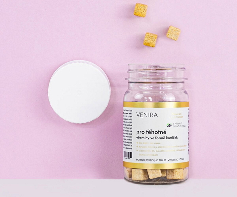 vitamíny pro těhotné ženy ve formě kostiček