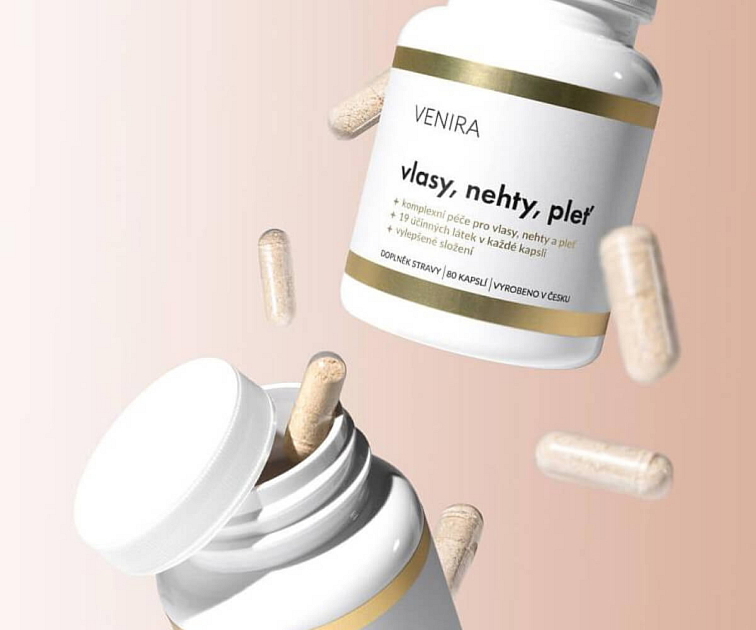 kapsle pro krásné vlasy a pevné nehty