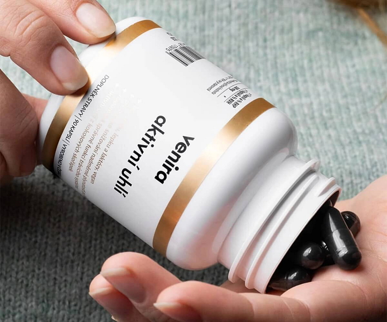 Aktivní uhlí tablety