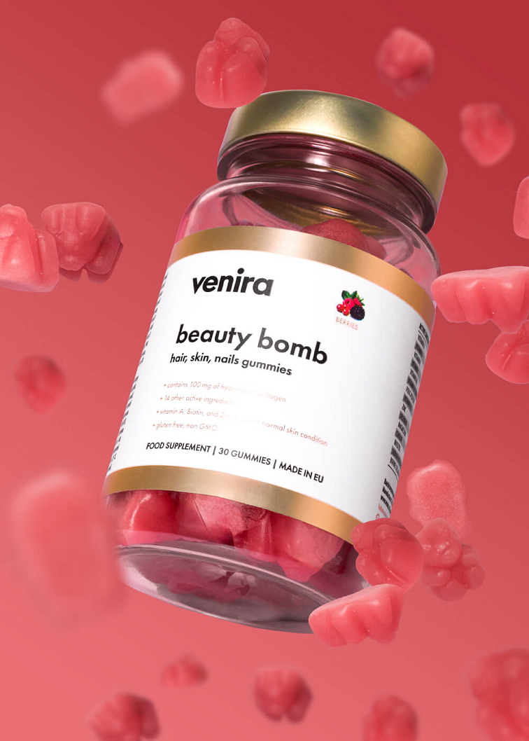 VENIRA beauty bomb - medvídci pro vlasy, nehty a pleť