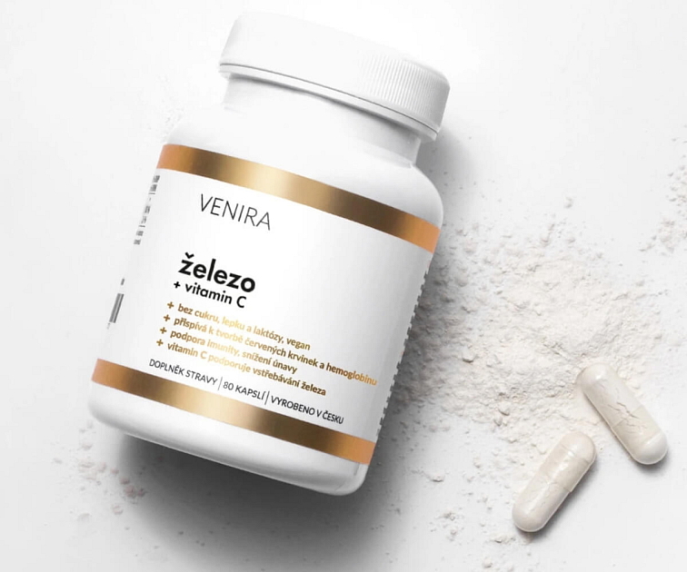 železo + vitamín C