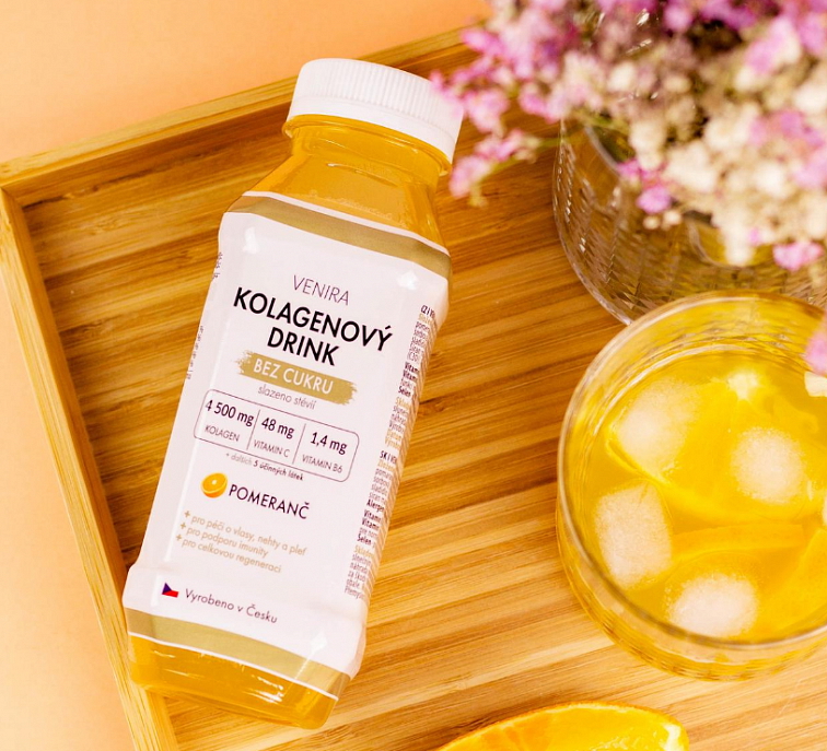 VENIRA kolagenový drink pro vlasy, nehty a pleť, 300 ml