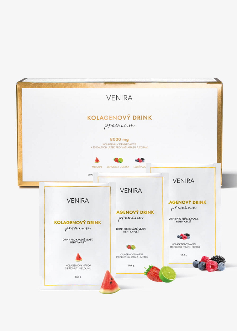VENIRA PREMIUM kolagenový drink pro vlasy, nehty a pleť