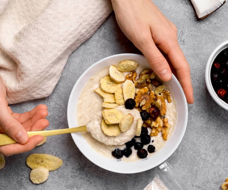 ovesné vločky a kaše