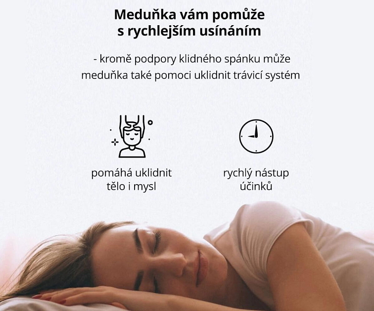 Ústní sprej s melatoninem a meduňkou