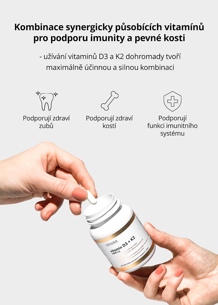VENIRA vitamin D3 + K2