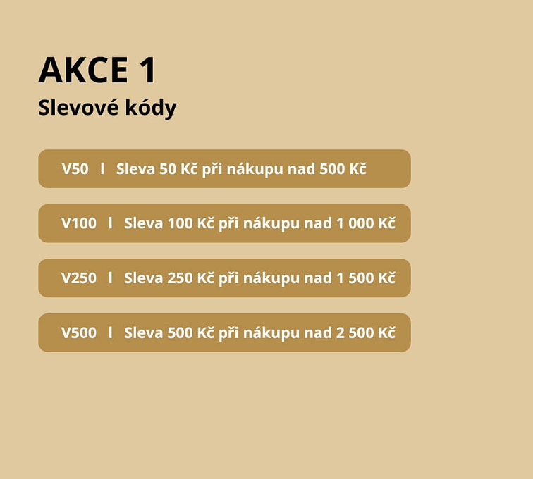 Slevový kód - nový