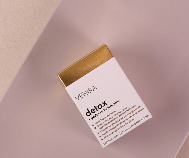 detoxikační kapsle pro podporu funkce jater
