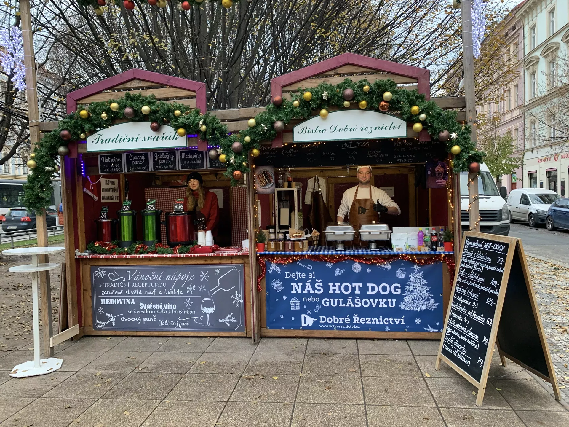 Bistro Dobré Řeznictví na vánočních trzích