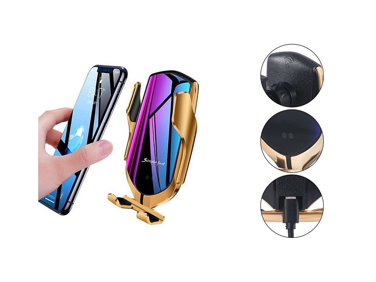 Držák mobilu do auta s bezdrátovou nabíječkou