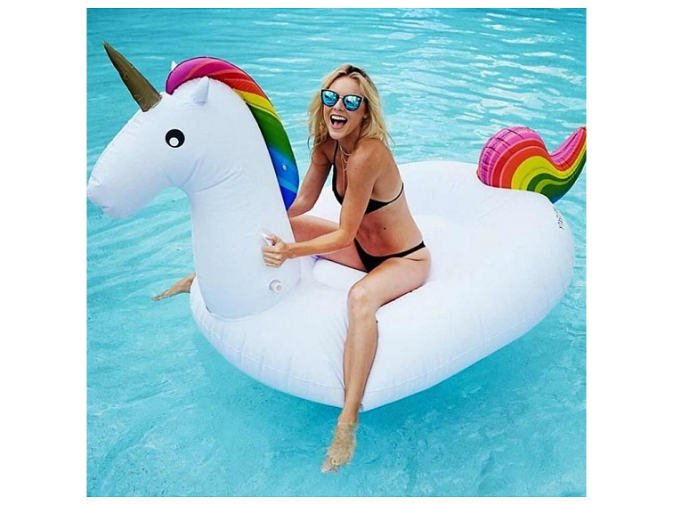 Nafukovací lehátko Jednorožec