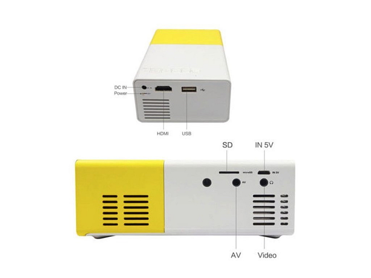 Domácí přenosný dataprojektor