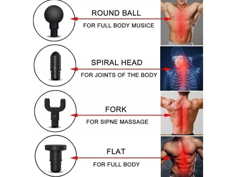 Masážní pistole na uvolnění svalů