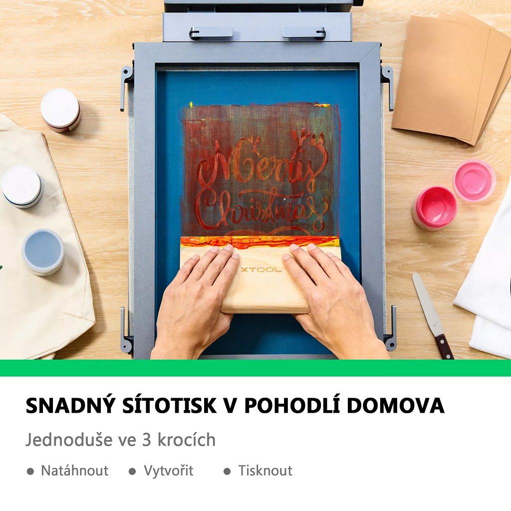 xTool Sítotiskový rám 292 mm x 406 mm