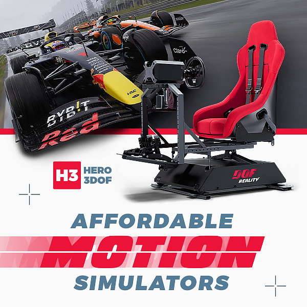 DOF Reality Hero H3 3-axis Závodní pohybová platforma (3 osy)