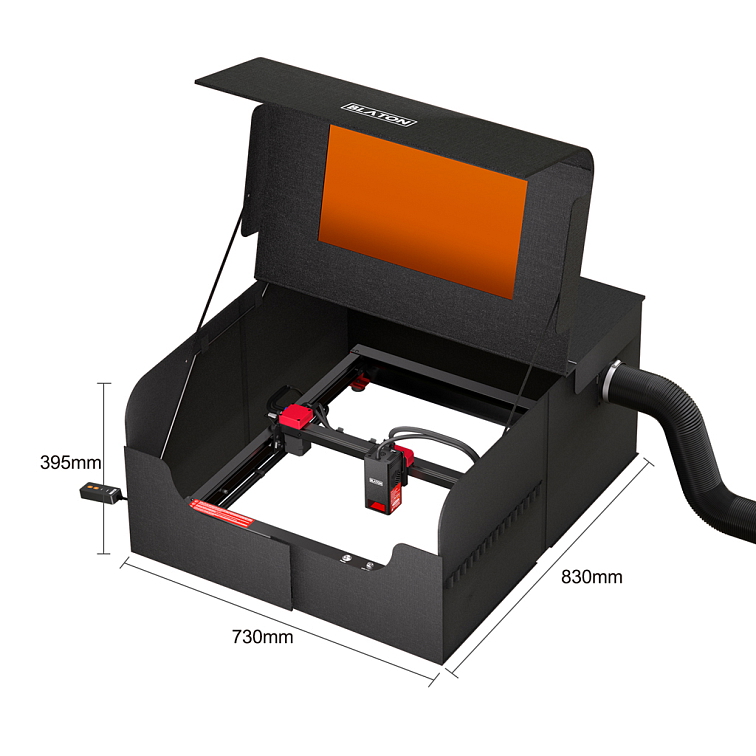 BLATON - Skládací kouřotěsný box (kryt)