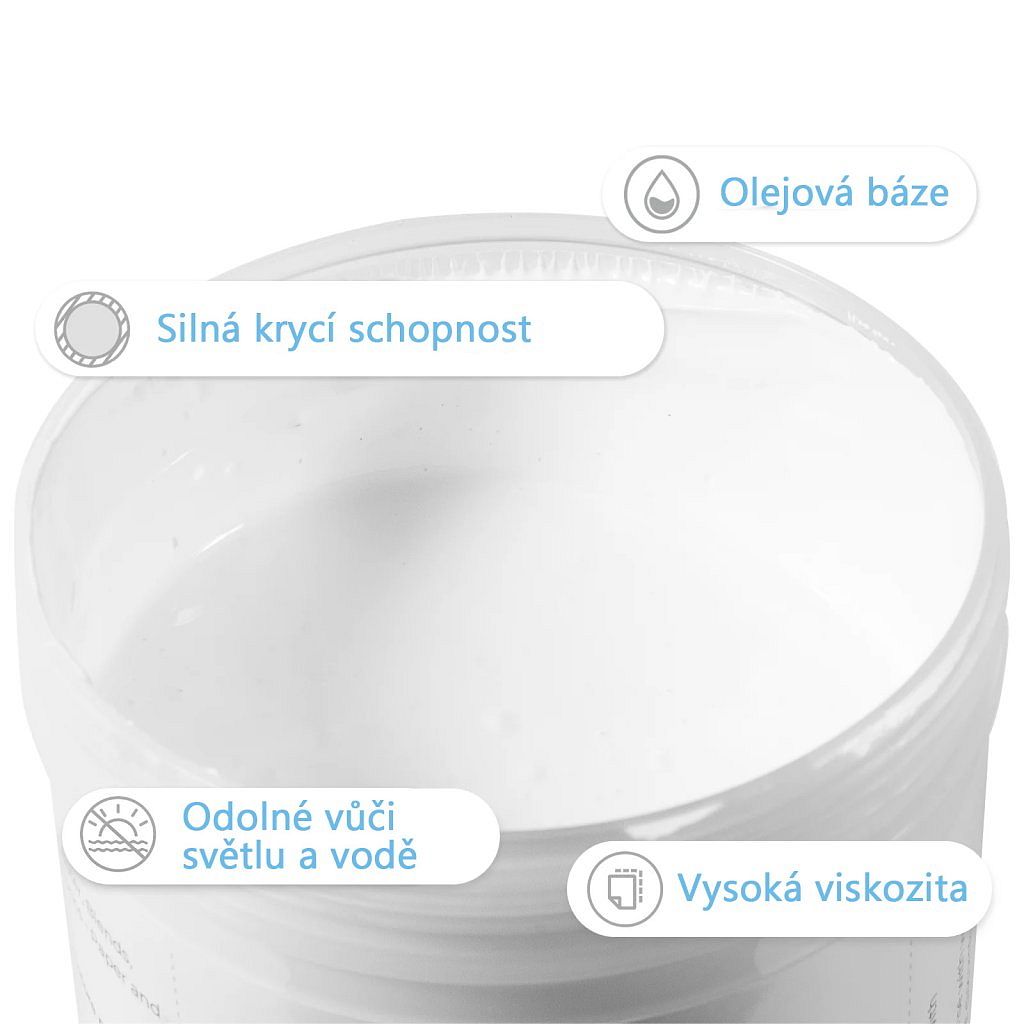 xTool - Sada olejových sítotiskových inkoustů Oil Based 4 barvy/balení