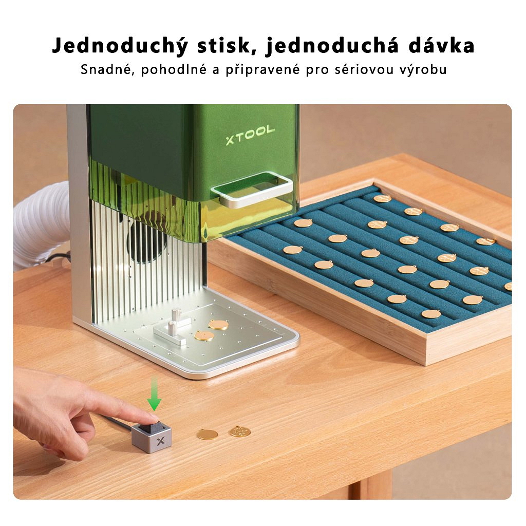 xTool F1 tlačítkový spínač