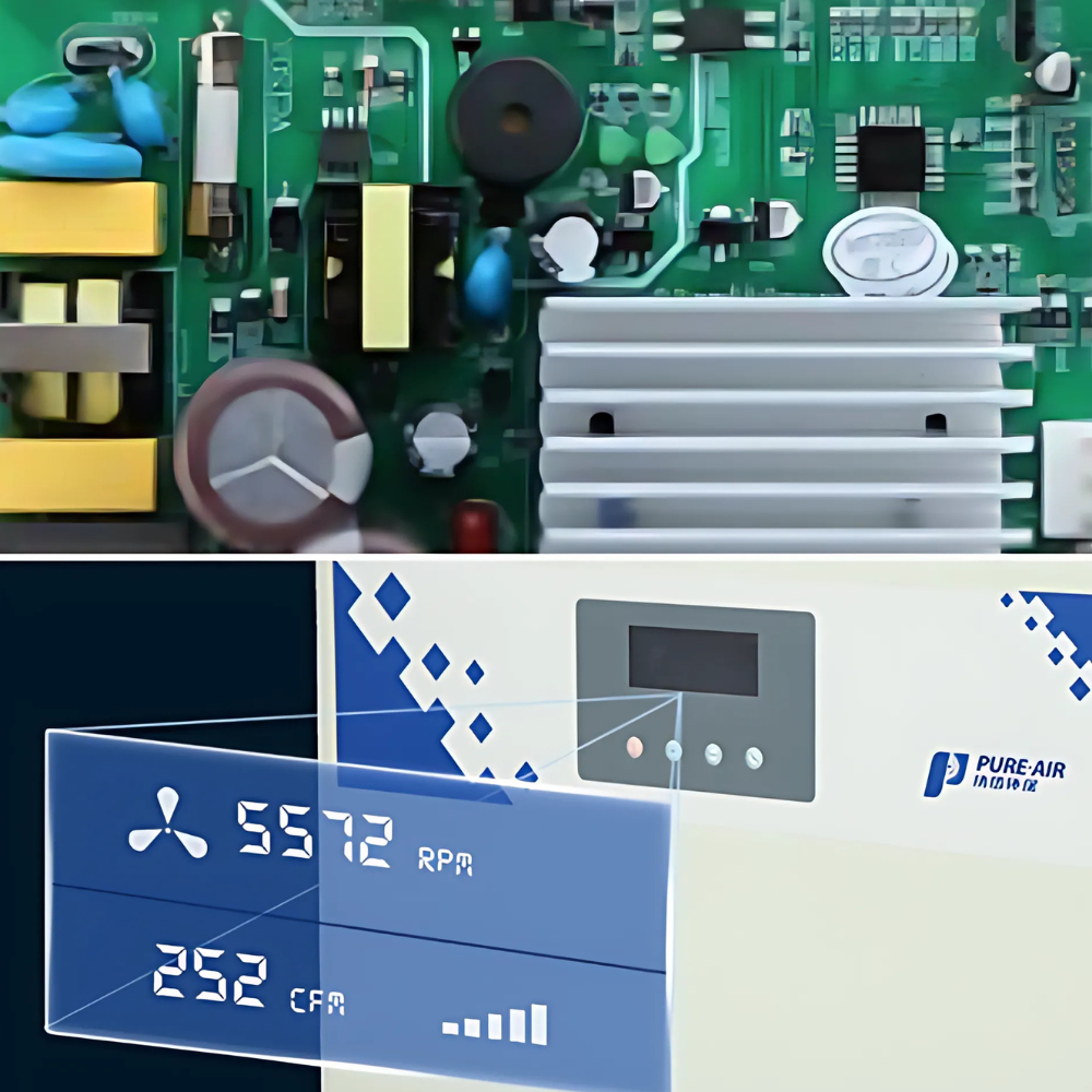 Odsavač par Pure-Air PA-300TS-IQ - vhodný pro malé a galvo lasery