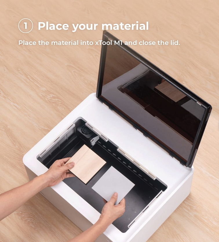 xTool M1 10W - laser + řezací plotter 2v1