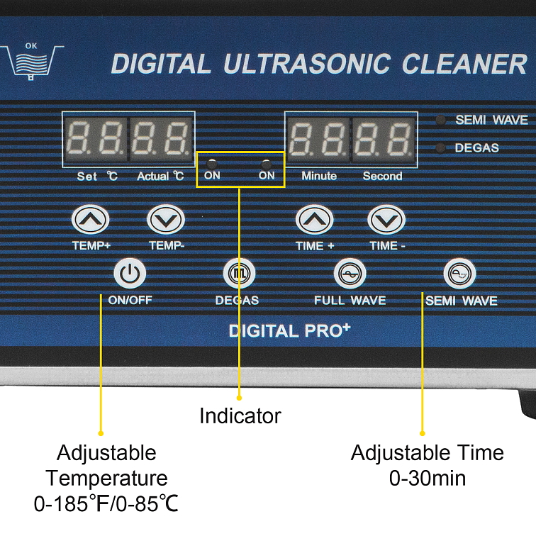 Ultrazvukový čistič 6L - Dvoufrekvenční