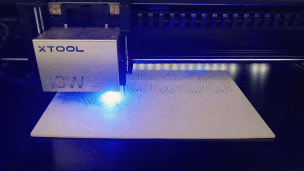 xTool S1 - 40W Chytrá diodová gravírka - DELUXE sada