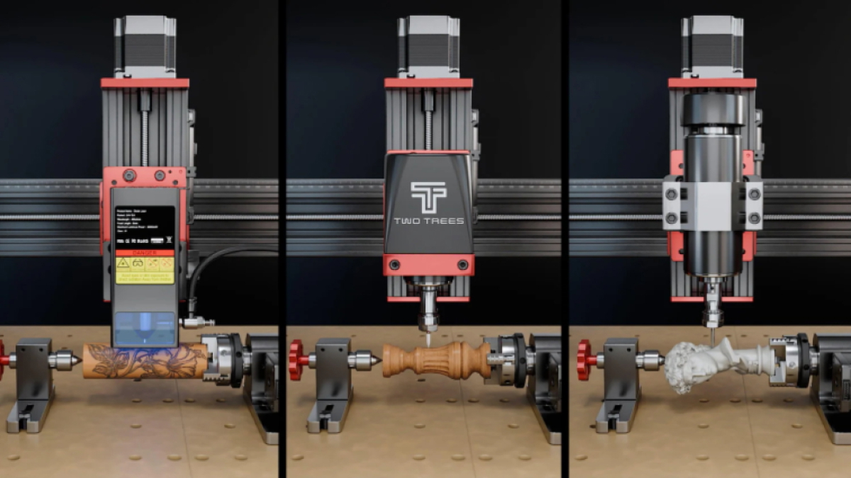 CNC stolní frézka TWO TREES TTC450 PRO 460x460x80 mm
