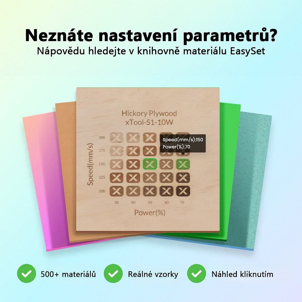 xTool - Sada olejových sítotiskových inkoustů Oil Based 4 barvy/balení