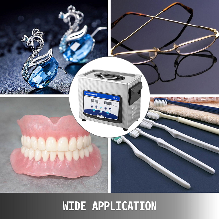 Ultrazvuková čistička 3L s funkcí degas (zabraňuje opětovné oxidaci)