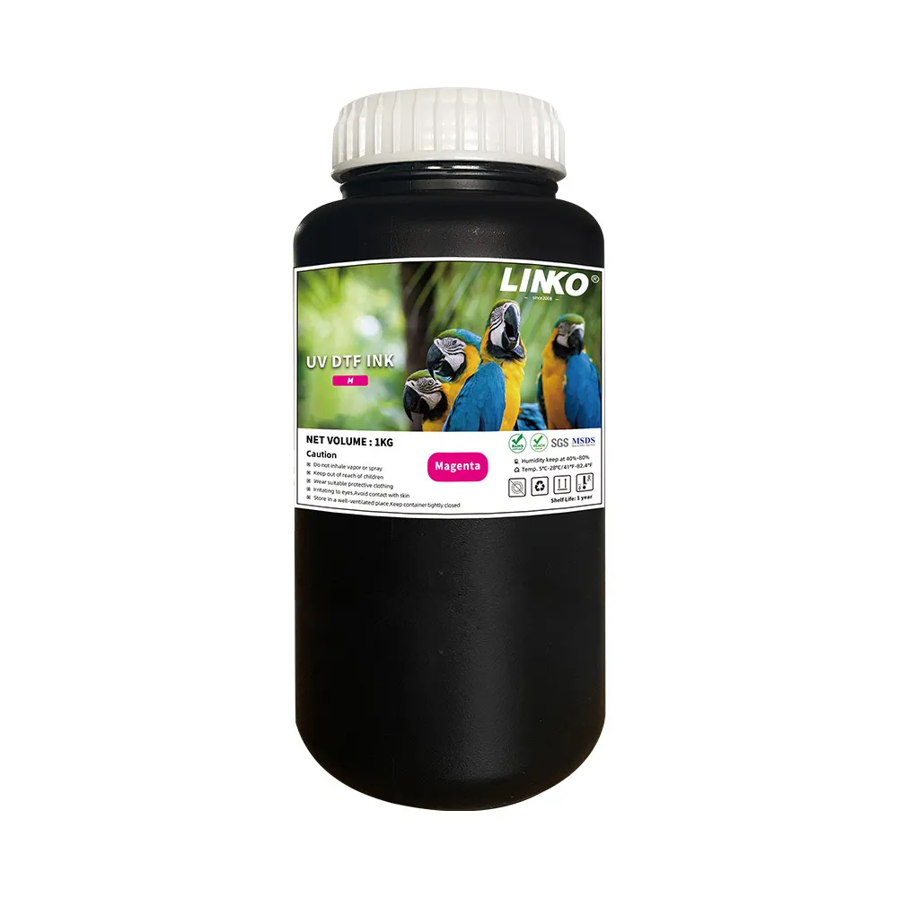 LINKO UD3500 UV DTF inkoust do tiskárny Magenta (M)
