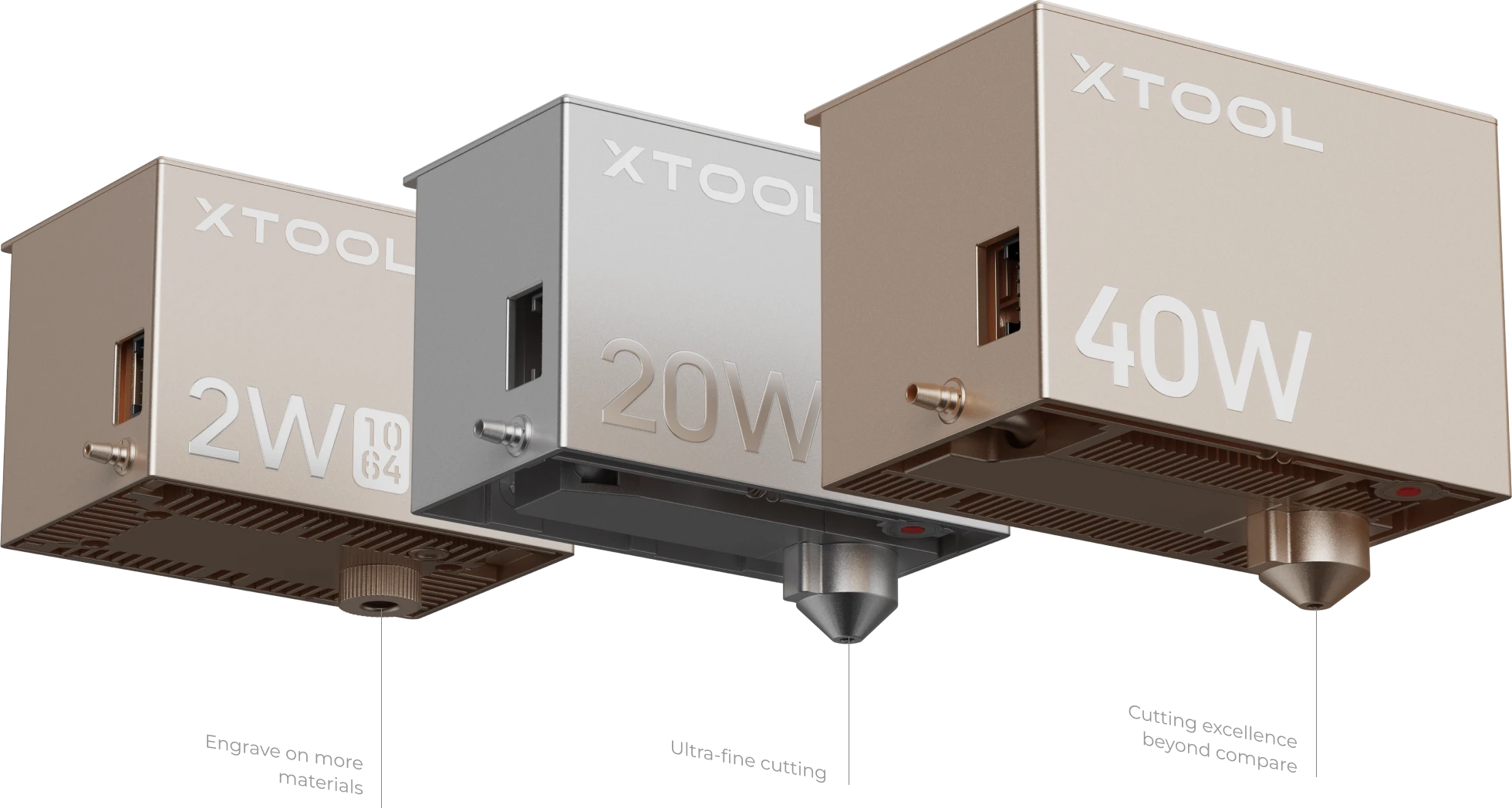 xTool S1 - 40W Chytrá diodová gravírka - DELUXE sada