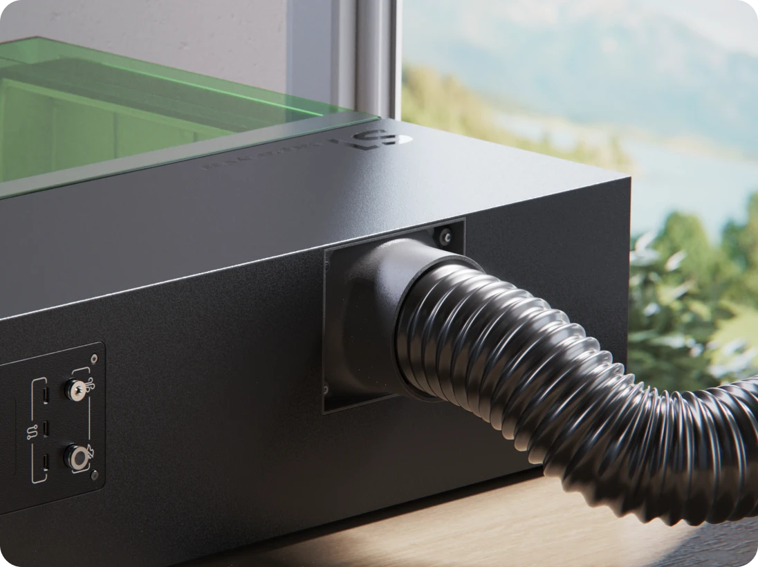 xTool S1 - 40W Chytrá diodová gravírka - DELUXE sada