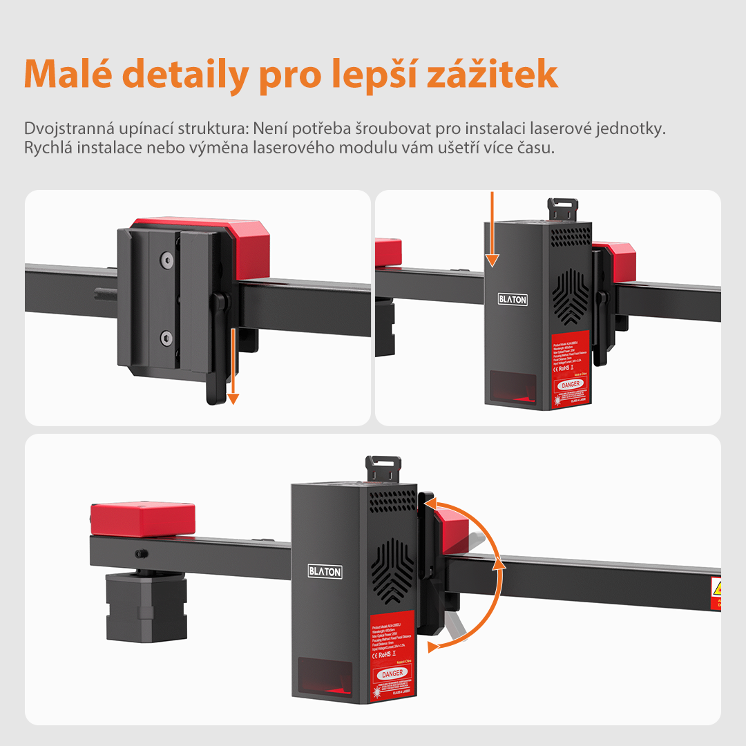 BLATON Nexus One 20W - Gravírovací laser