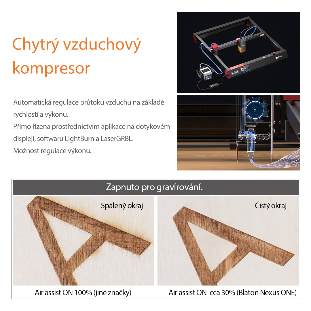 BLATON Nexus One 20W - Gravírovací laser