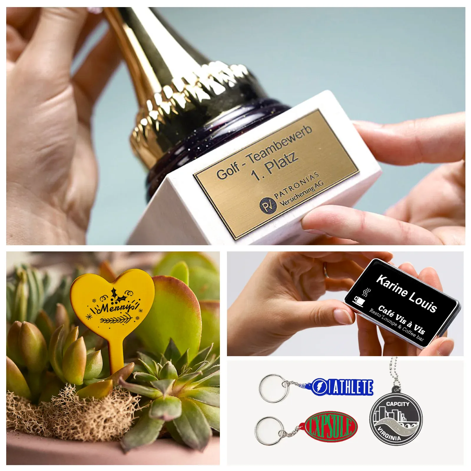 Stříbrný laserový gravírovací dvoubarevný plastový list 1,3mm (5ks)