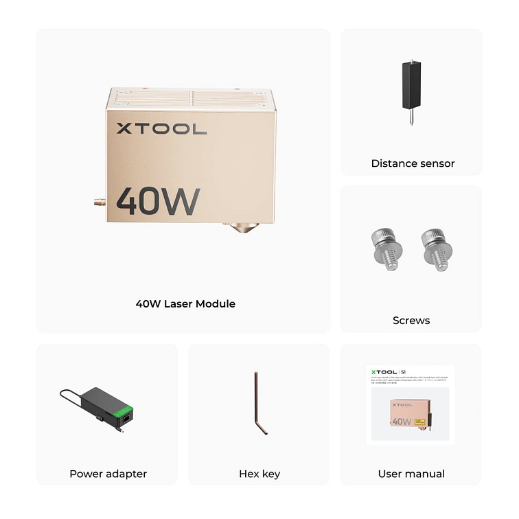 xTool S1 40W Laserový modul